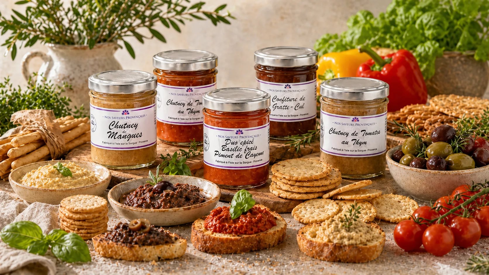 Tartinades Apéro & Chutneys